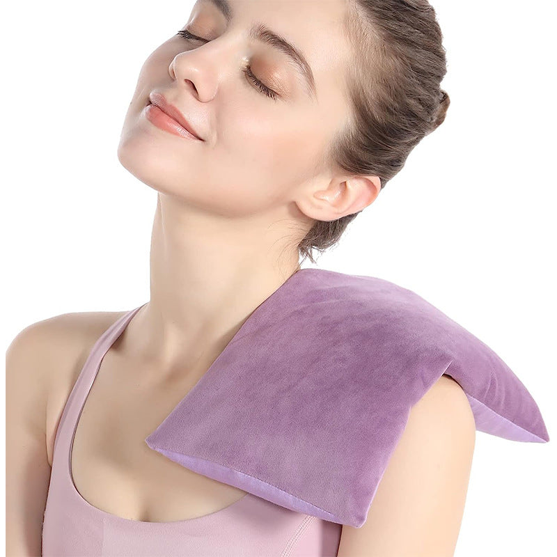 Small Microwave Heating Pad, Microwavable Versatile Cold/Heated Neck and Shoulder Wrap