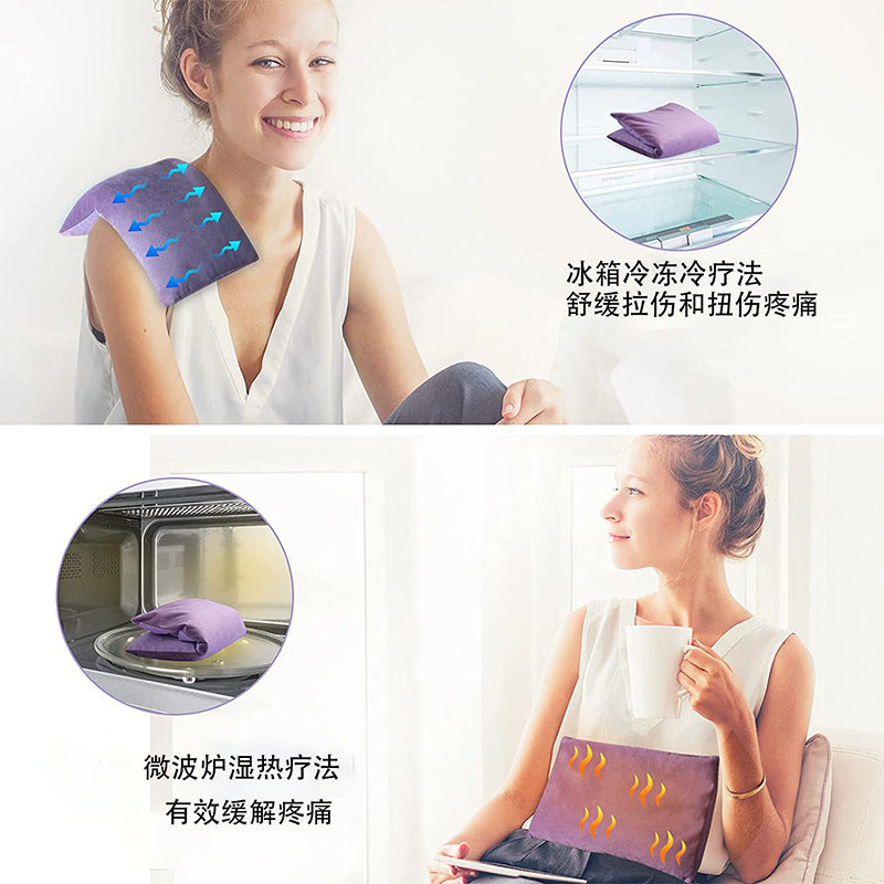 Small Microwave Heating Pad, Microwavable Versatile Cold/Heated Neck and Shoulder Wrap