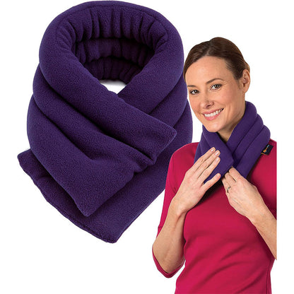 Microwave Heating Pad,Microwavable Heated Neck and Shoulder Wrap with Flaxseed and Lavender