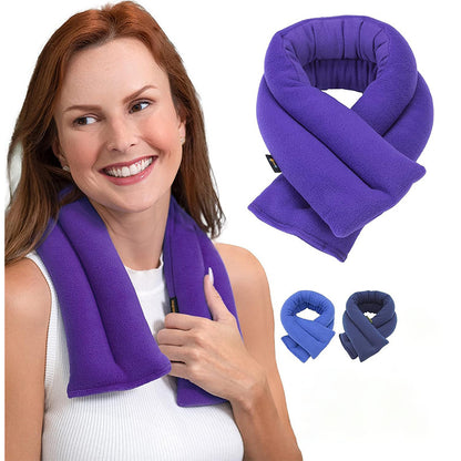 Microwave Heating Pad with Flaxseed and Lavender,Microwavable Heated Neck and Shoulder Wrap