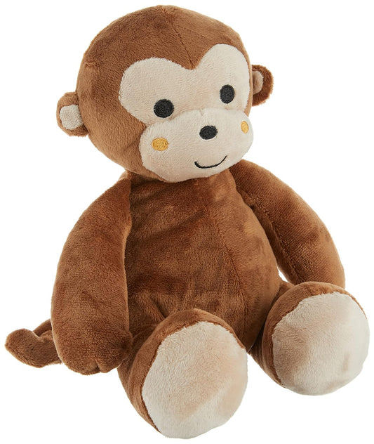 Plush Monkey Ollie, Brown 8 Inch