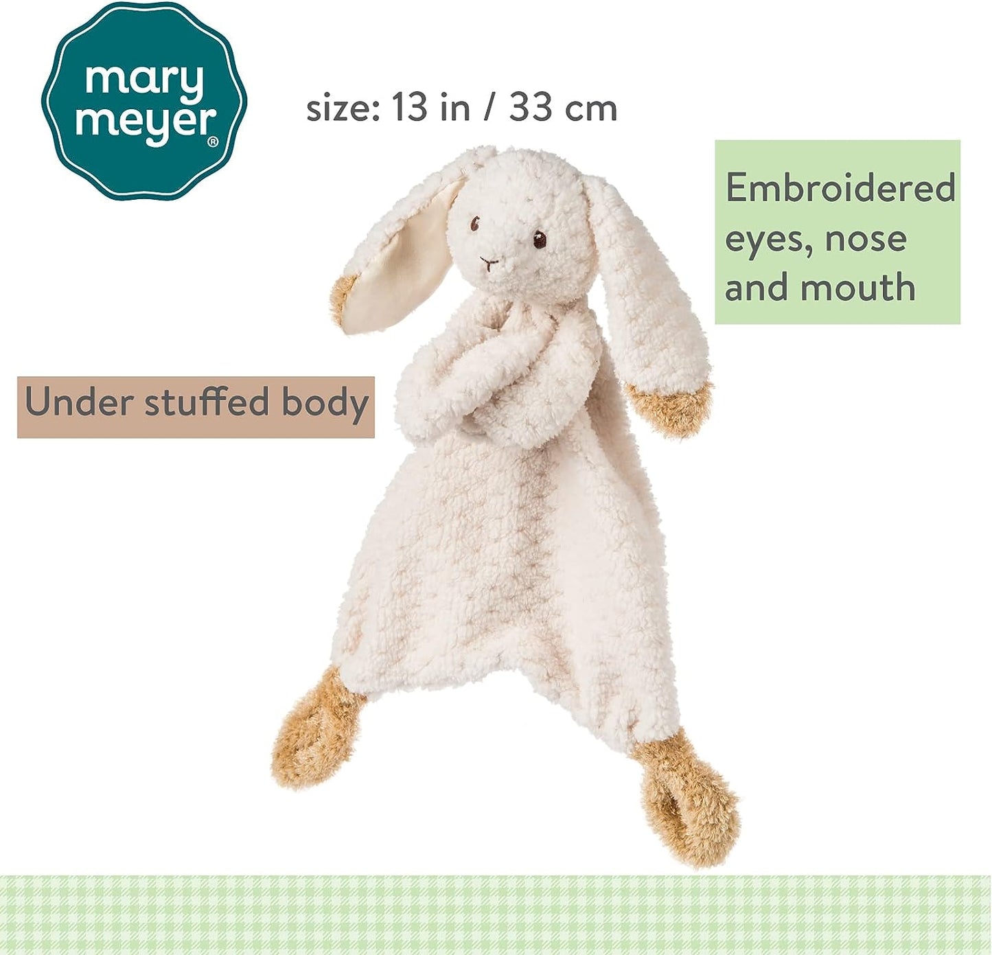 Lovey Soft Toy, Oatmeal Bunny