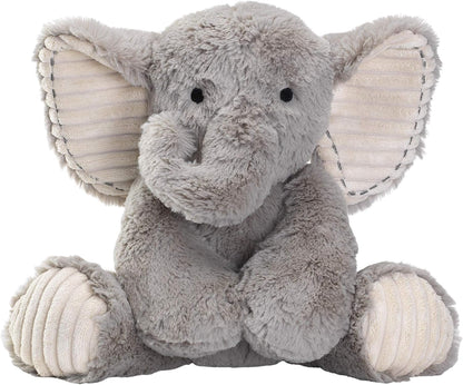 Jungle Safari Gray Plush Elephant Stuffed Animal Toy Plushie