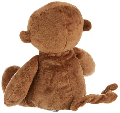 Plush Monkey Ollie, Brown 8 Inch