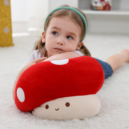 Mushroom Plush Pillow, Cute Mushroom Plush, Mushroom Stuffed Animals, Plush Toy Pillows